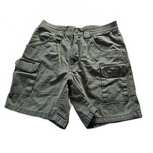 Woolrich Elite Series Tactical Cargo Shorts Green Size 31 Waist